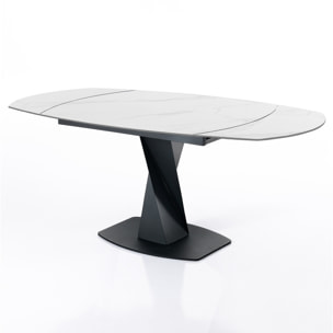 ORESTELUCHETTA Tavolo allungabile DYKE WHITE MARBLE