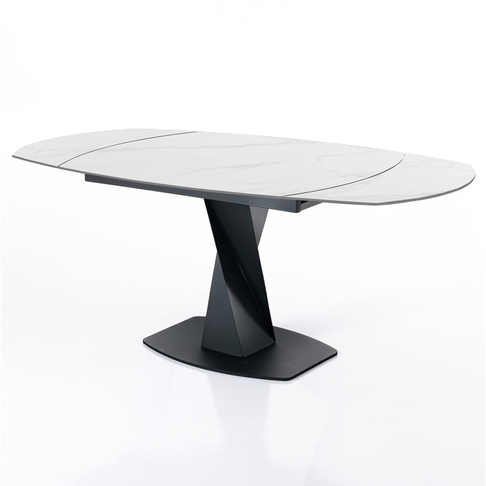 ORESTELUCHETTA Tavolo allungabile DYKE WHITE MARBLE