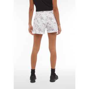 Shorts donna in heavy jersey stampa floreale allover