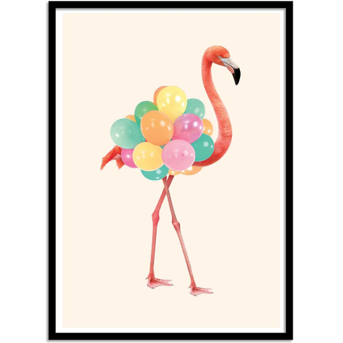 Affiche - Flamingo Party - Paul Fuentes
