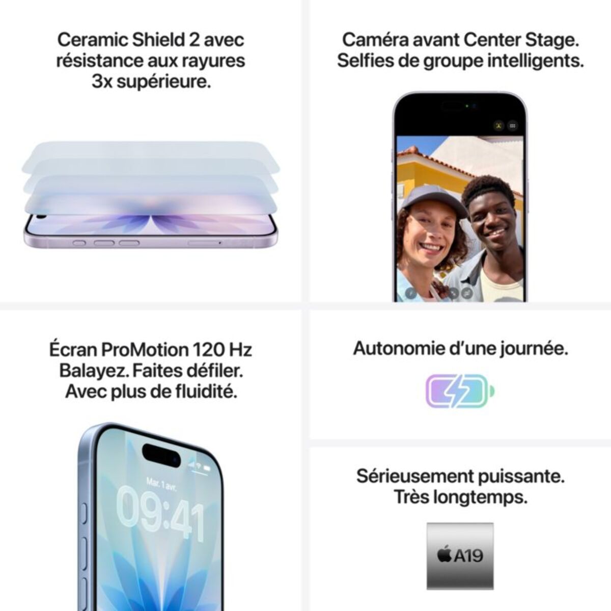Smartphone APPLE iPhone 17 Sauge 512Go