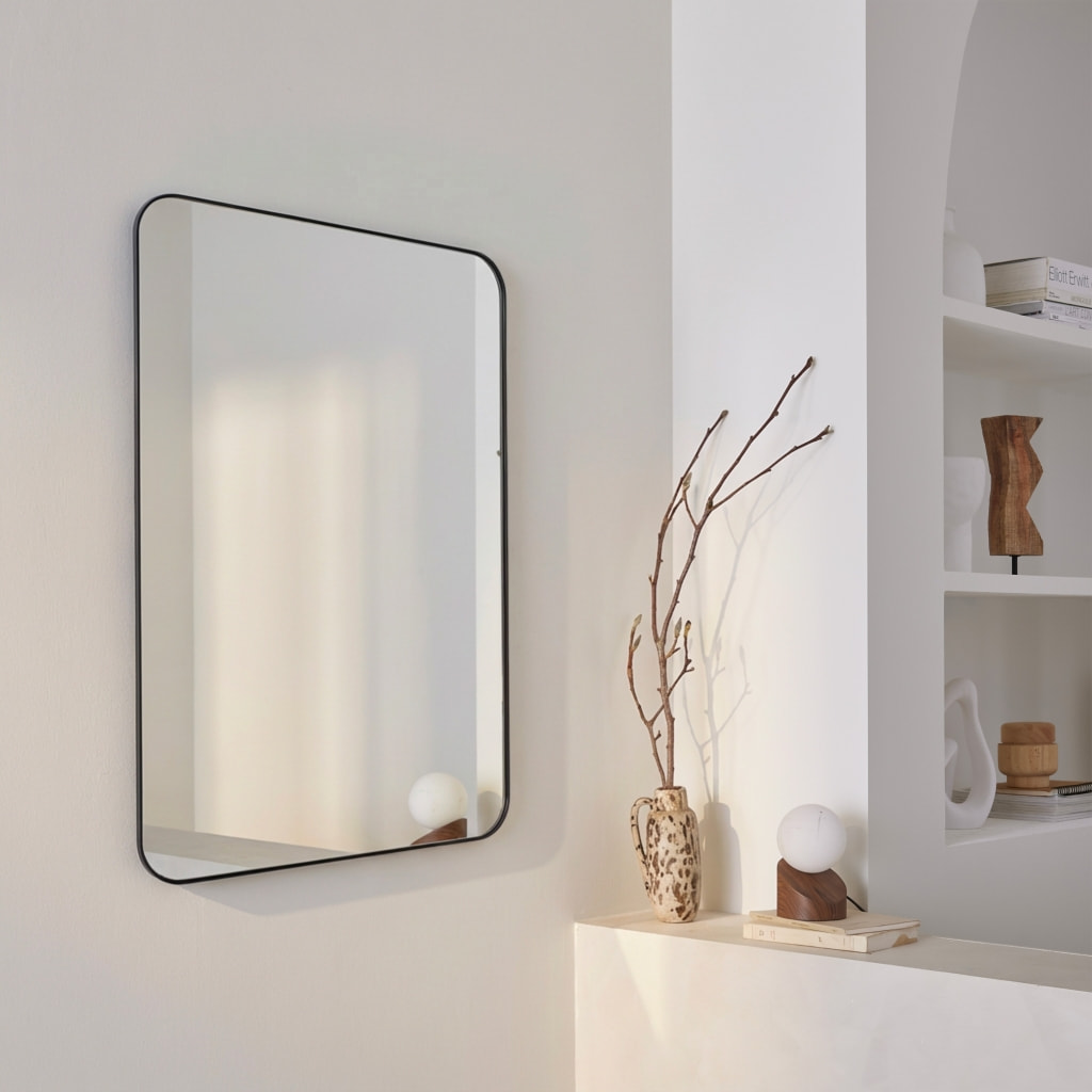 Miroir rectangulaire acier  HAROLD
