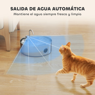 Fuente para Gatos de Acero Inoxidable 7L Bebedero Gatos Grande Silencioso Fuente de Agua para Mascotas Automático con Sistema de Filtros Luz LED y Bomba Súper Silenciosa
