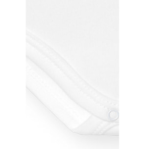 Body bebé manga larga bambula botones