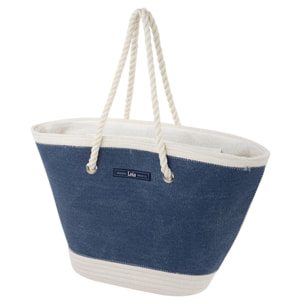 Bolso De Playa Lois Sechelt Azul Marino