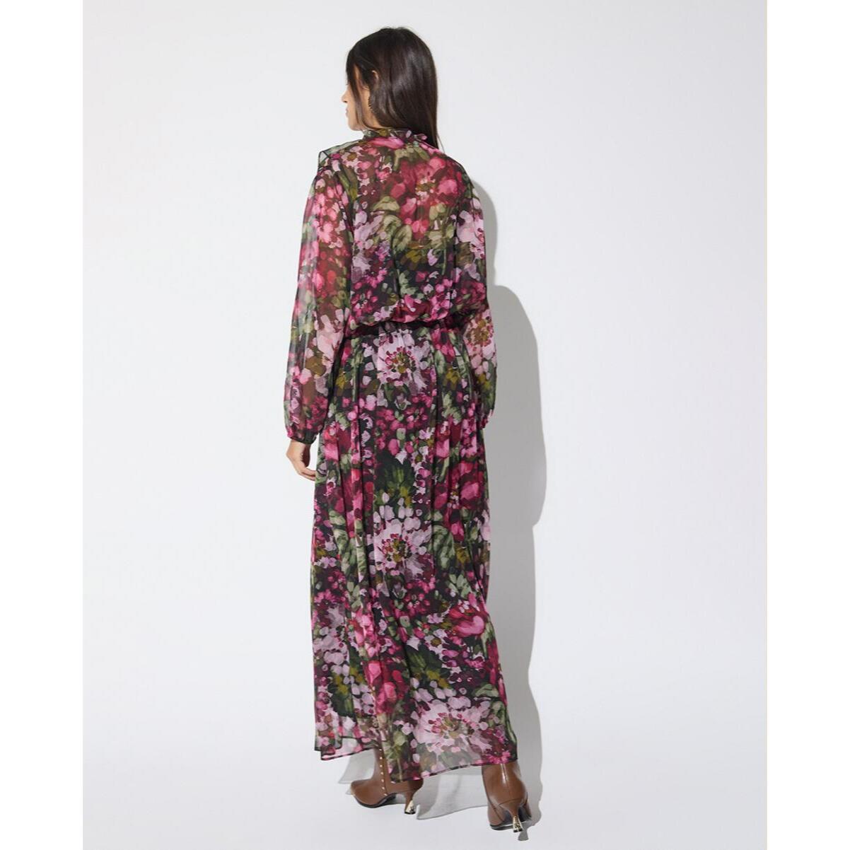 Abito in georgette stampato