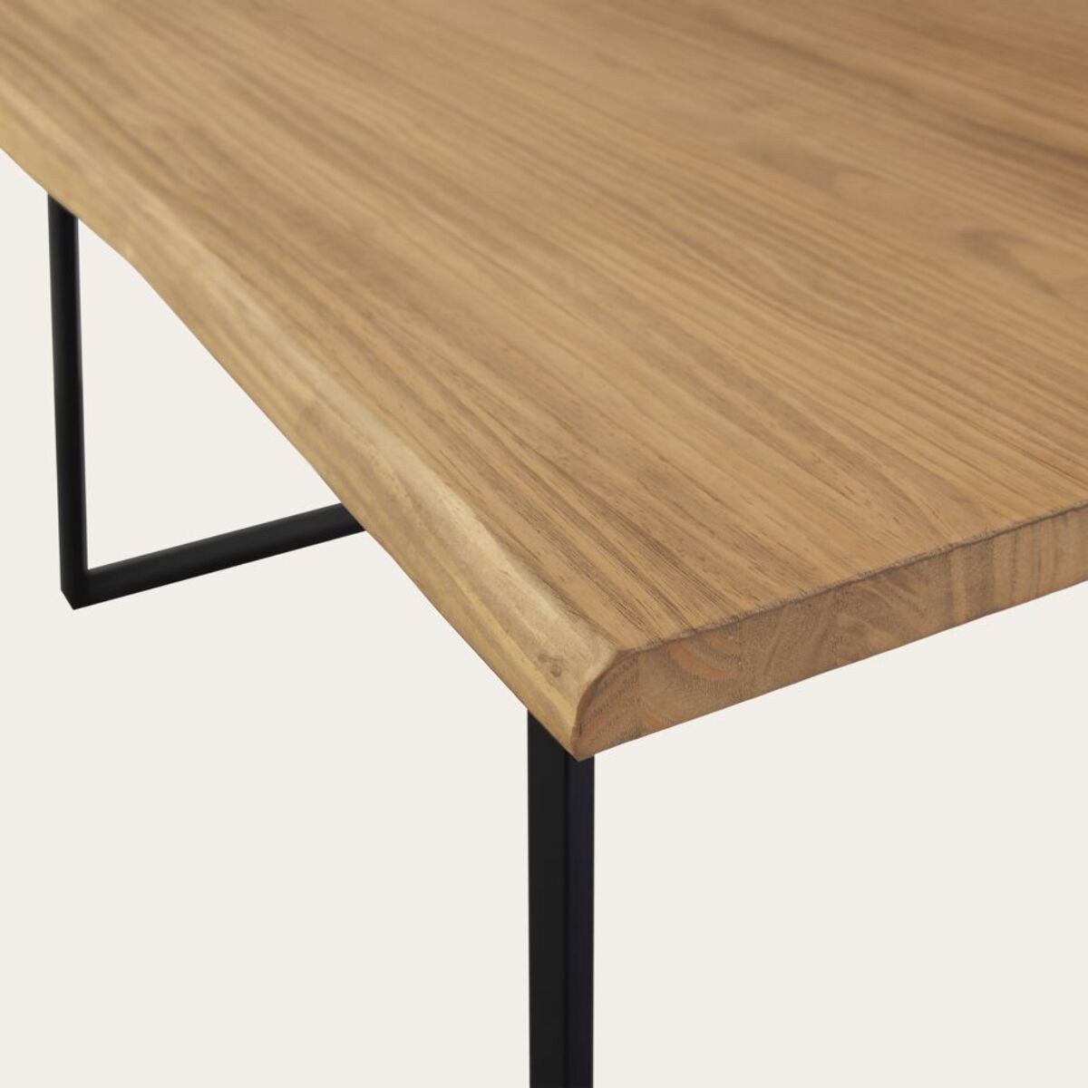 Table à manger Atlas -bois massif d'araucaria-couleur lixa 180 x 75 x 90 cm