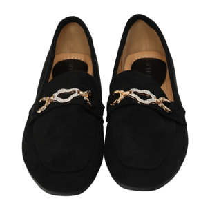 Mocassini con accessorio - tacco 1,0 cm