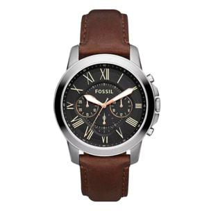 Reloj Fossil FS4813 Hombre Analogico Cuarzo con Correa de Cuero
