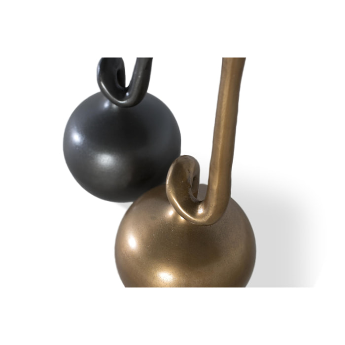 Decoracion de Metal Grande 20 Cm, Pequeño 20 Cm Estilo Contemporáneo Elegante