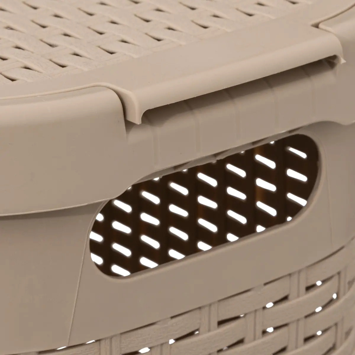 Corbeille slim Rattan 40L lin