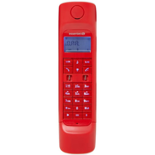 Téléphone sans fil ESSENTIELB Comeback Solo Rouge