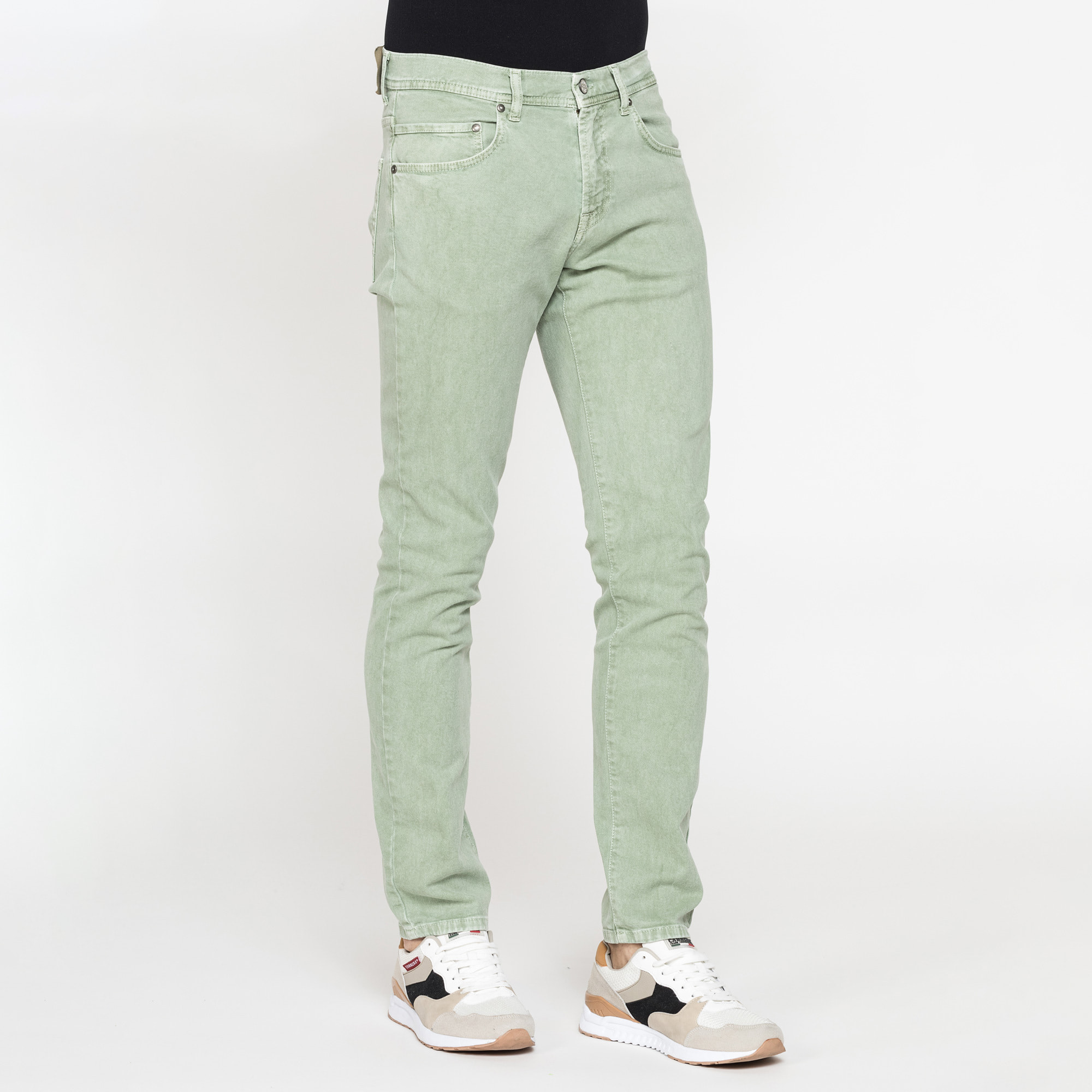 COLOR JEANS UOMO MOD. 717 SLIM FIT IN BULL DENIM SPECIAL DYED