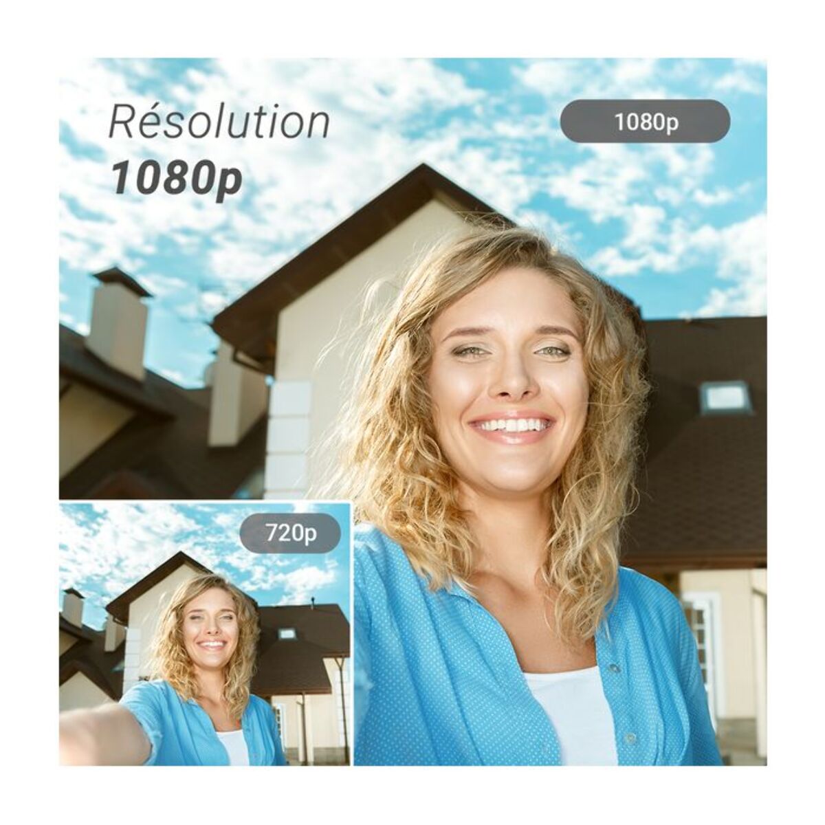 Judas Connecté EZVIZ Juda connecté HP2 Gold 1080P