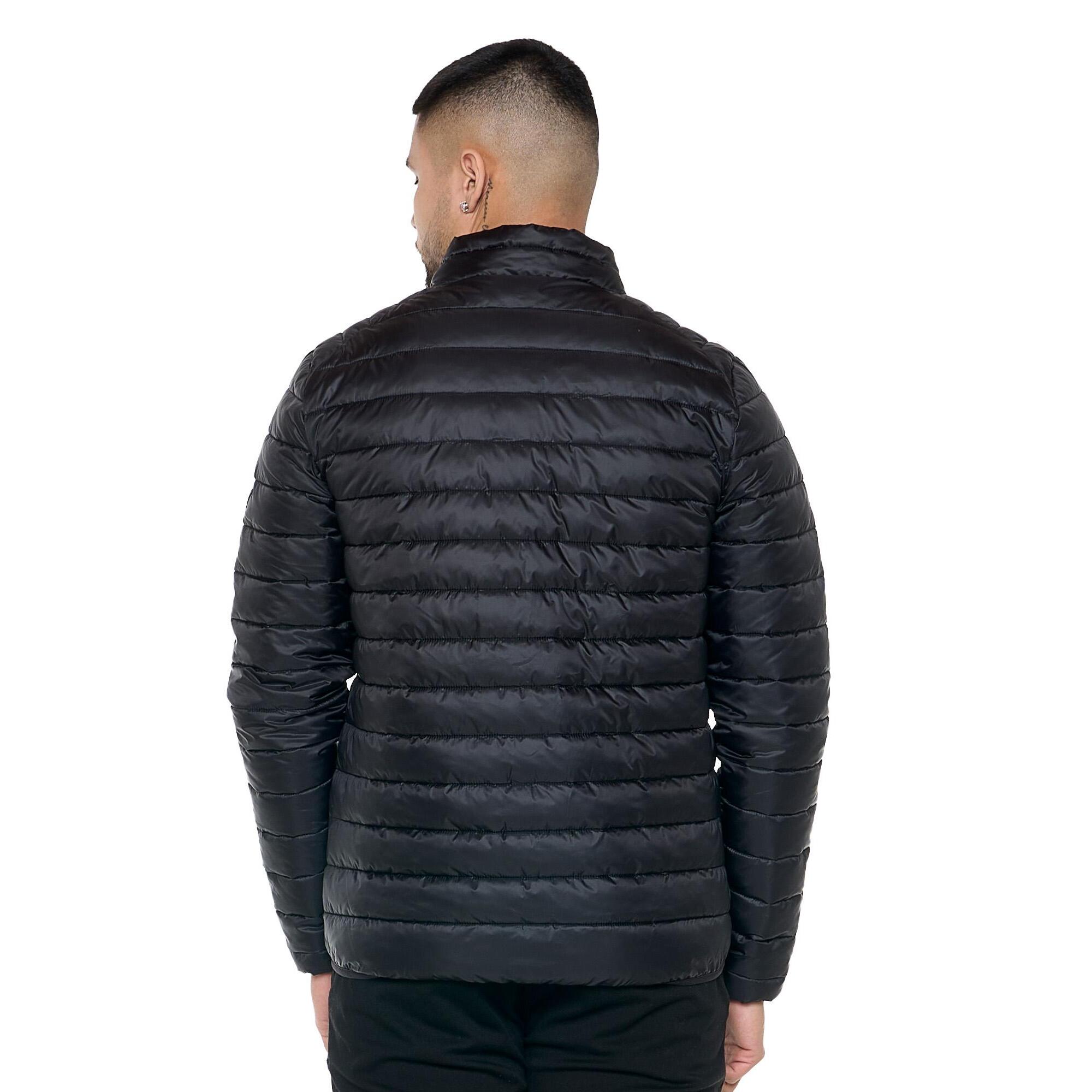 Piumino invernale da uomo con zip e collo alto "Basic"