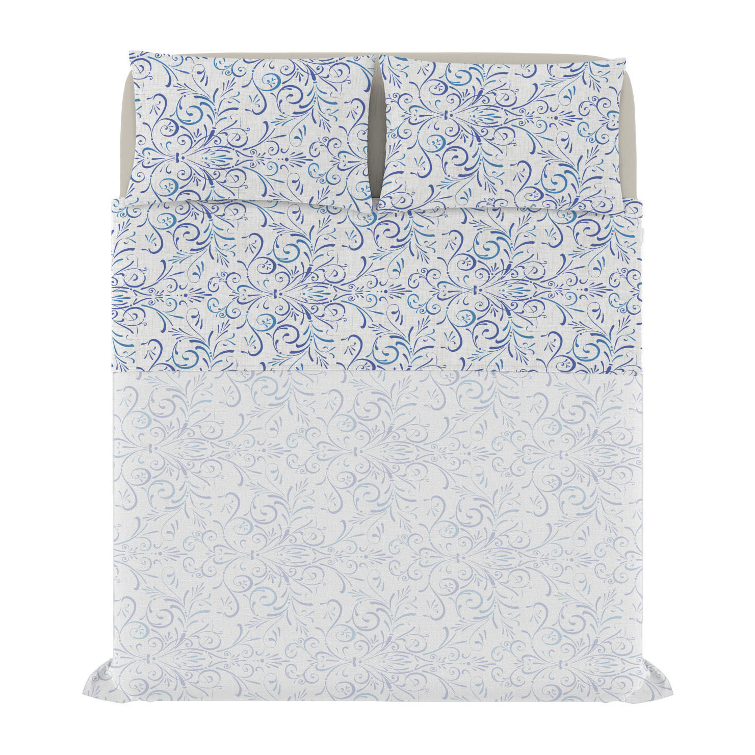 COMPLETO LETTO FANTASY, 100% Microfibra - ORNATOTEX