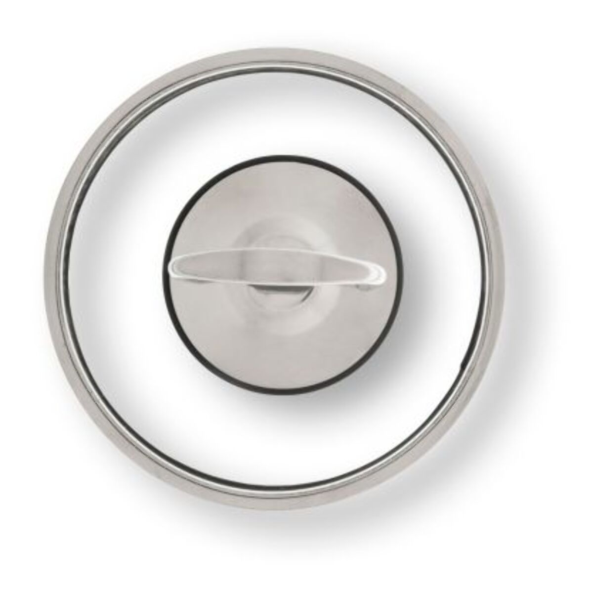 Casserole 12 cm à deux poignées avec couvercle Excelsa – Jazz Cook, Acier Argenté