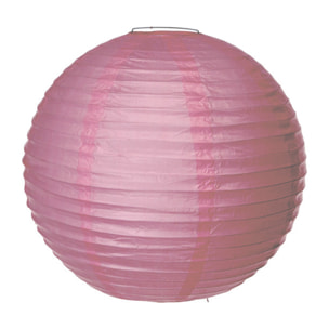 Sfera di carta da appendere. Larghezza 40 Cm - Pezzi 6 - 40X40X40cm - Colore: Rosa - Bianchi Dino - Decorazioni Varie