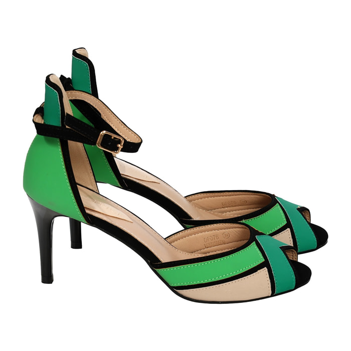 Decolletè con cinturino alla caviglia - tacco 8,5 cm