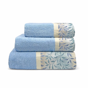 Set Spugna FELCE 3 Pezzi: Viso+Ospite+Telo Bagno