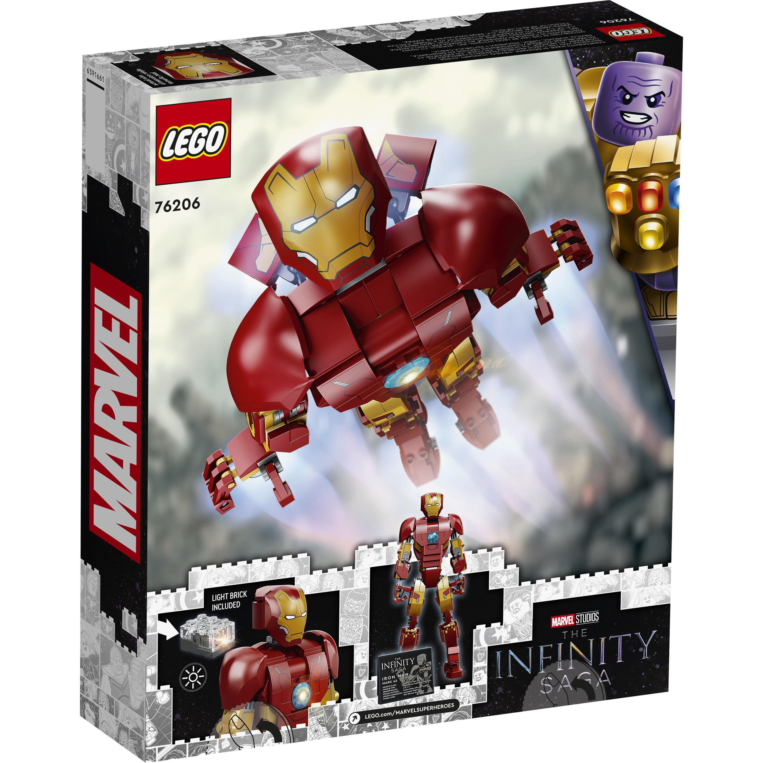 LEGO MARVEL SUPER HEROES 76206 - PERSONAGGIO DI IRON MAN