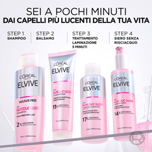 Balsamo Elvive Glycolic Gloss con Acido Glicolico per Capelli Spenti e Porosi - Flacone da 150ml