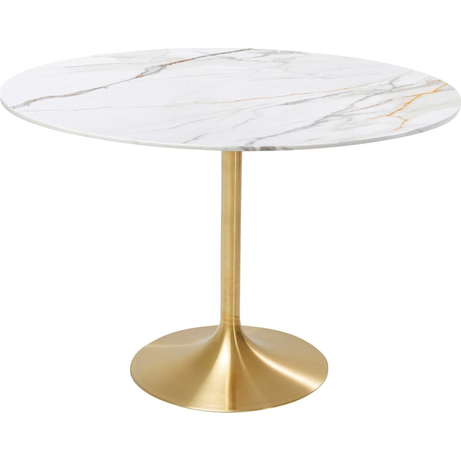 Table Invitation 120cm grès blanc Kare Design