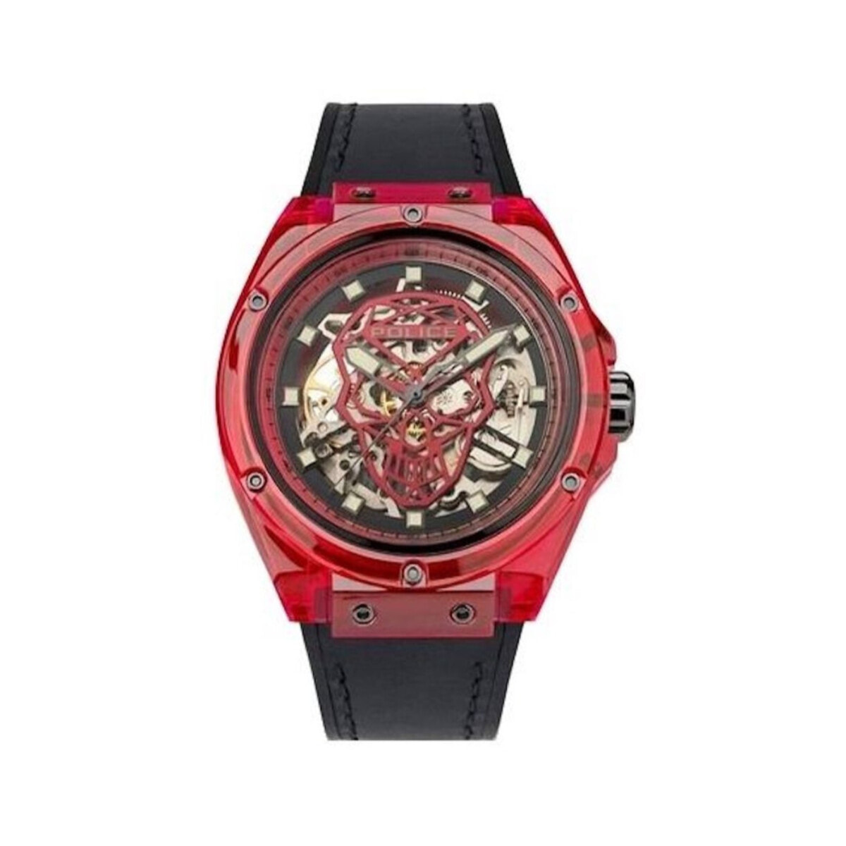 Reloj Police PEWGR1592405 Hombre Analogico Cuarzo con Correa de Silicona