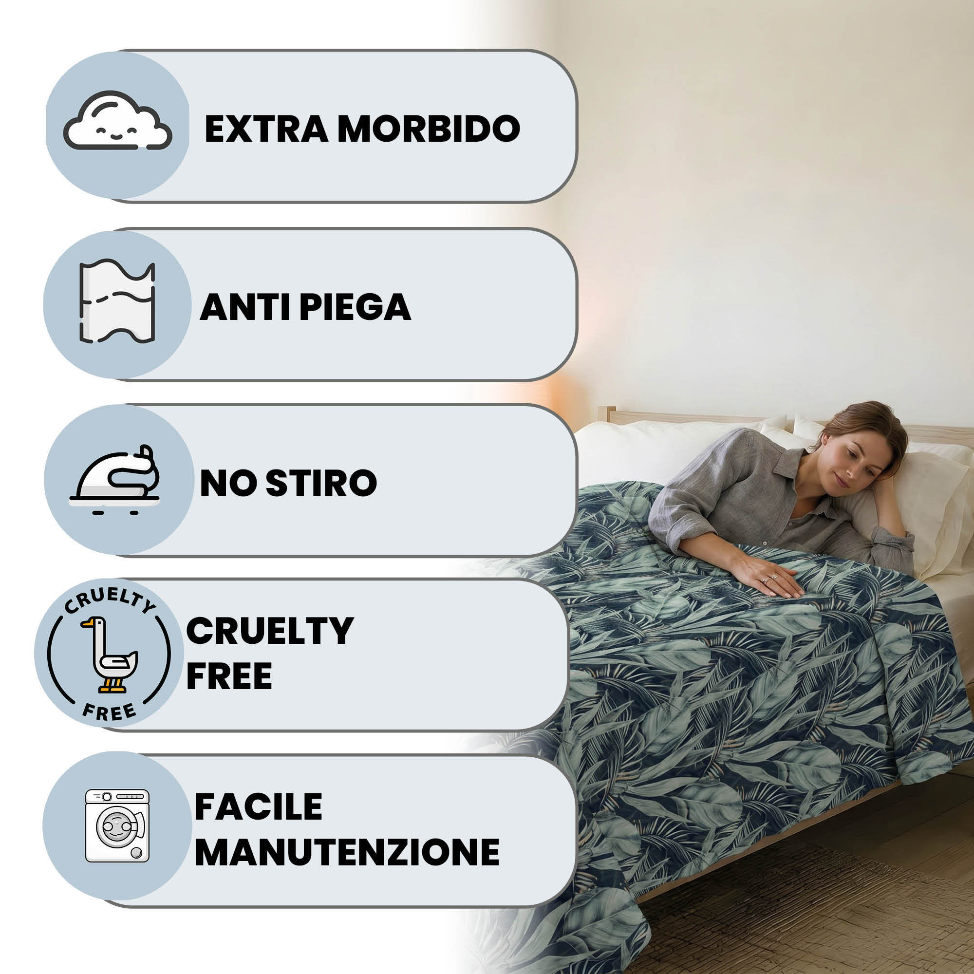 TRAPUNTINO ESTIVO BASIC, 100gr - Made in Italy - PIAZZA E MEZZA