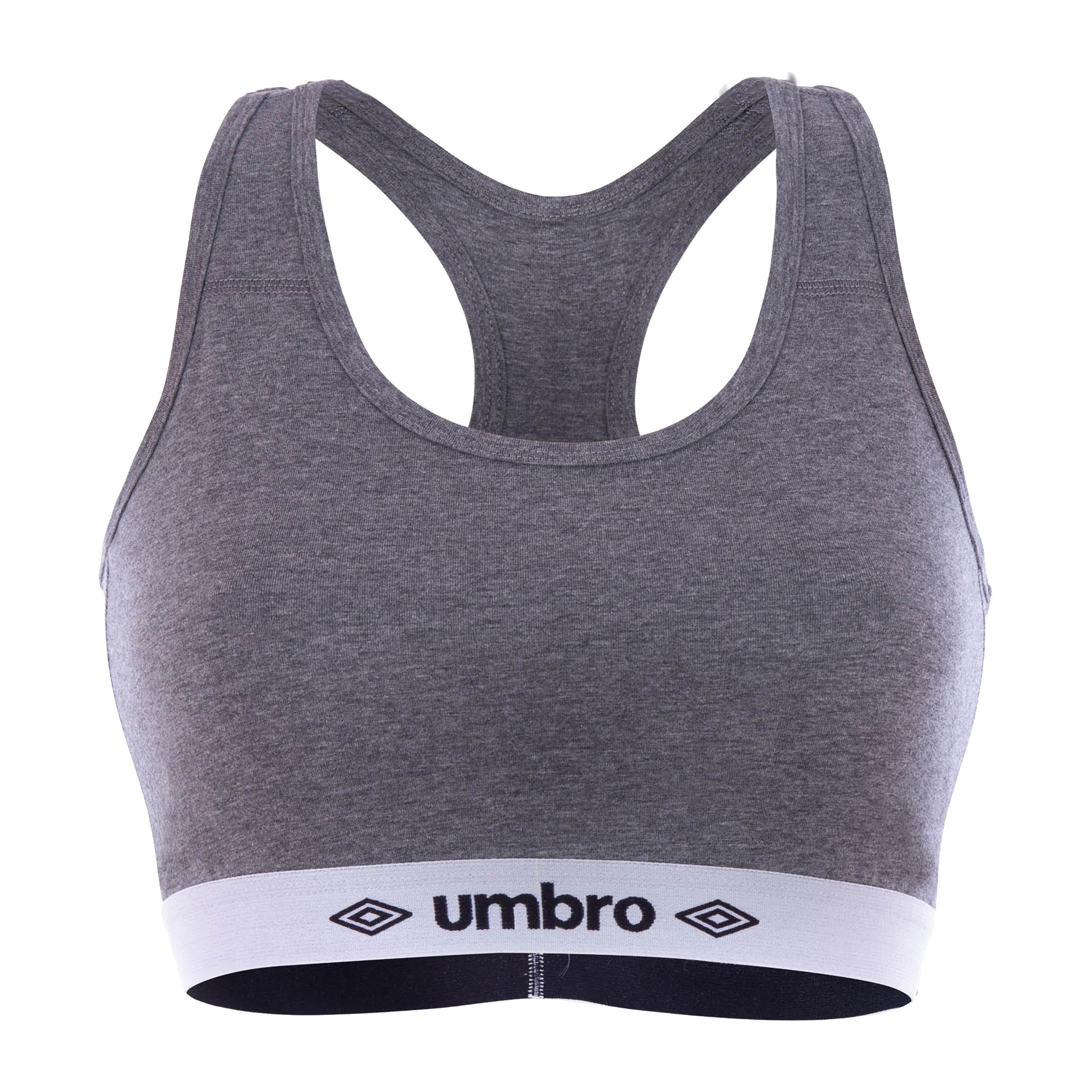 Pack sujetador y slip deportivo femenino UMBRO gris