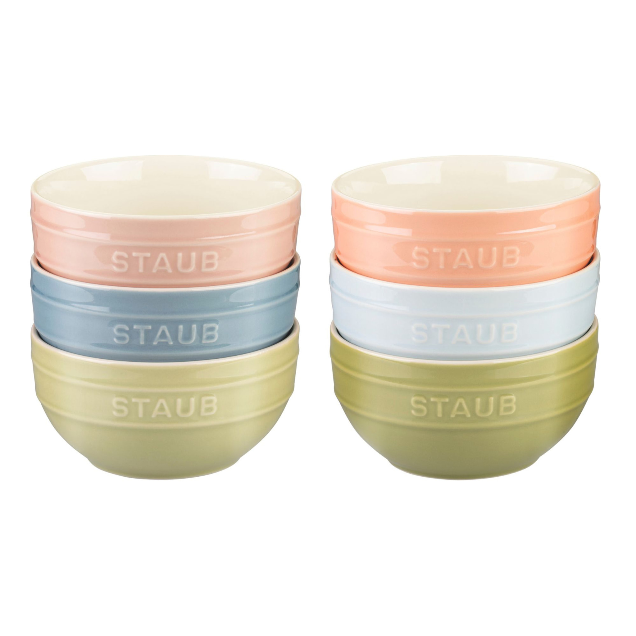 Set de bols macaron 14 cm / 6-pcs