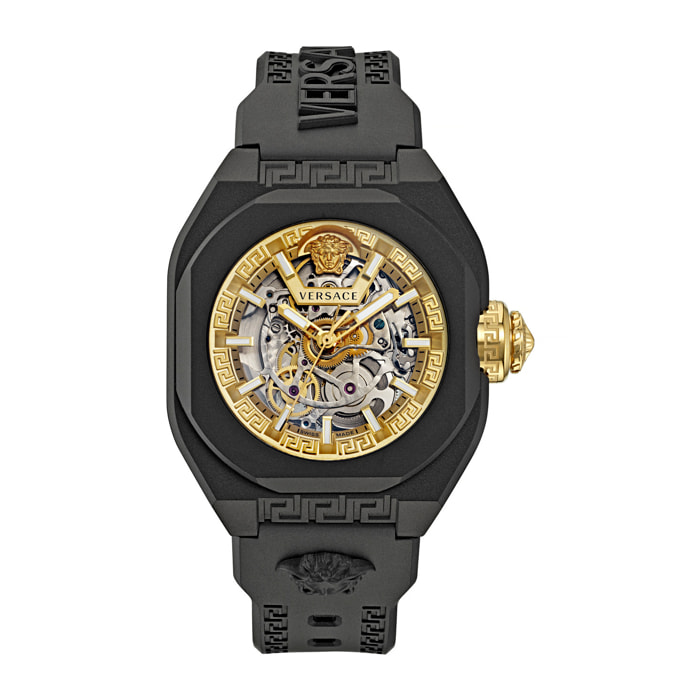 Reloj Versace VE7L00123 Hombre Analogico Automatico con Correa de Silicona