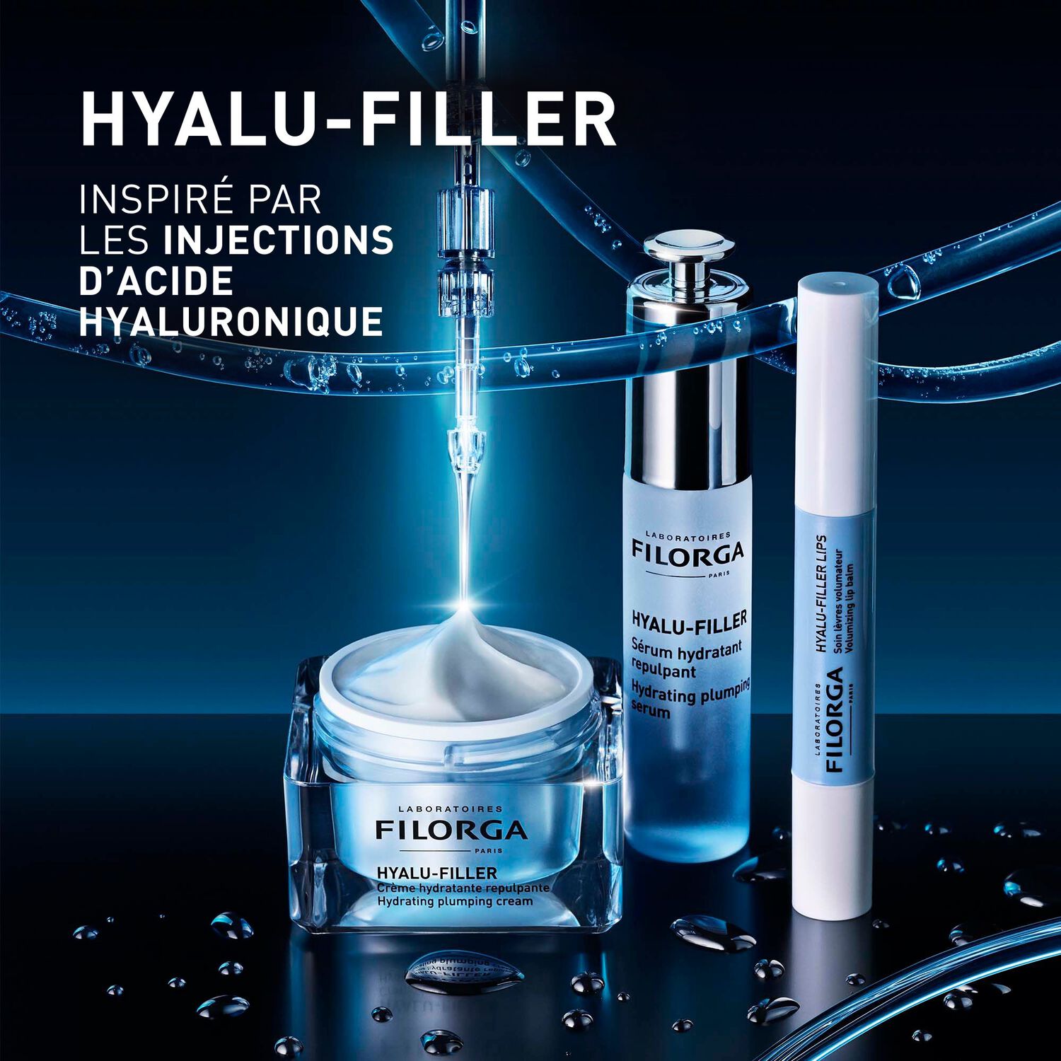 Hyalu-Filler - Sérum visage anti-âge repulpant à l'acide hyaluronique 30ml