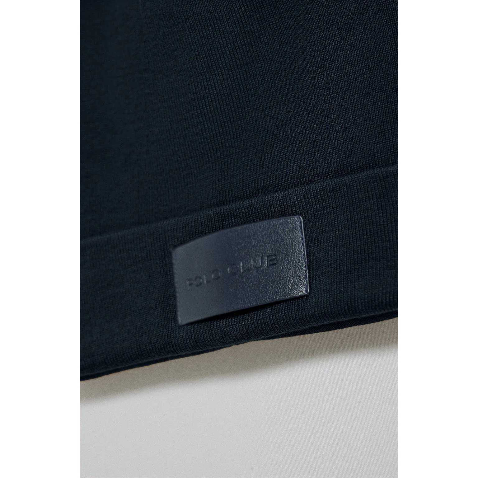 Cappellino Vito in lana blu marino con etichetta Polo Club