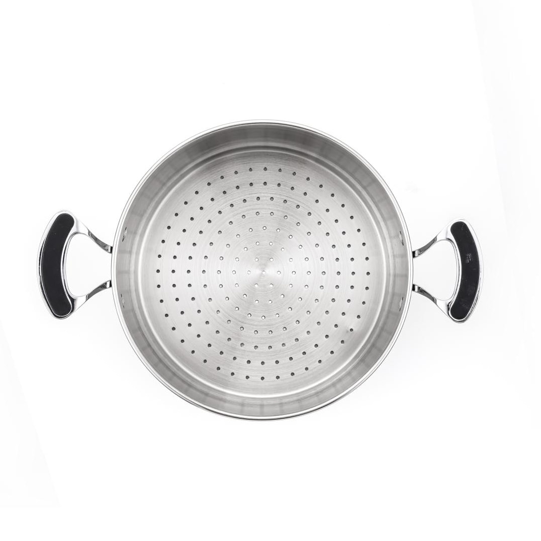 Couscoussier - acier inoxydable 18/8 - argenté