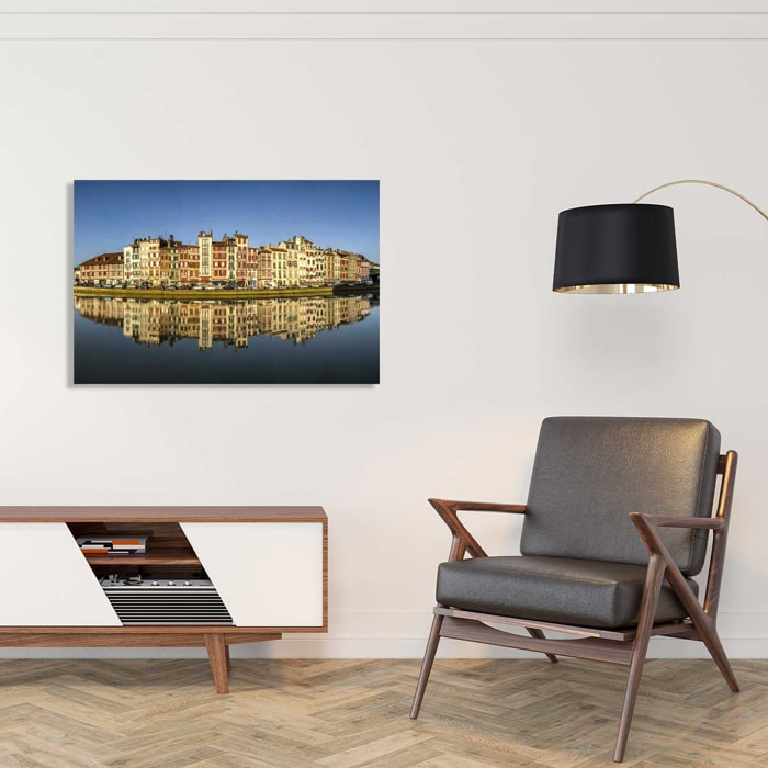 Tableau Tableau photo vue sur bayonne Toile imprimée