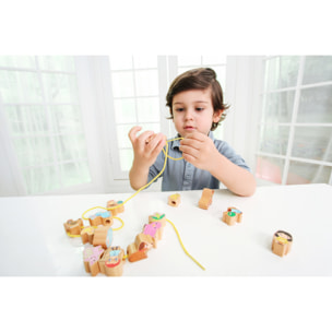 PIEZAS CON CUERDA: ANIMALES DE GRANJA