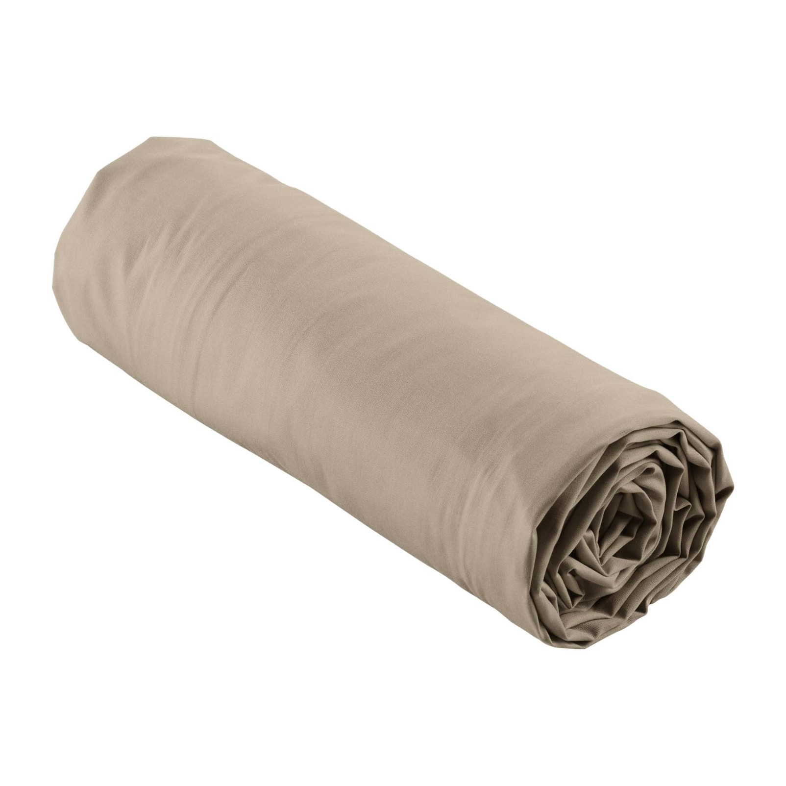 Drap Housse Uni 100% Percale de Coton ORIGINE - Sable