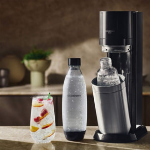 Machine à soda SODASTREAM DUO Noire Pack 2 carafes + 2 bouteilles