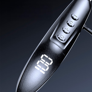 Cuffie M-518 con Bluetooth 5.3 e schermo digitale con slot per scheda.