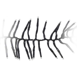 Guirnalda de luces led blanco cálido y extra cálido con controlador de 8 funciones y temporizador