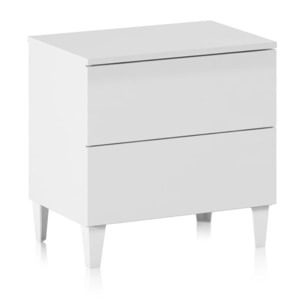 Mesita de noche Plex Blanco