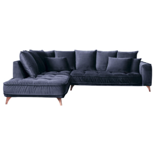 Canapé d'Angle Gauche Tissu Altamo, 4 Places, Housse Déhoussable, Style Scandinave