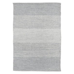 Tapis salon et chambre tissé en coton motif faux uni FINA