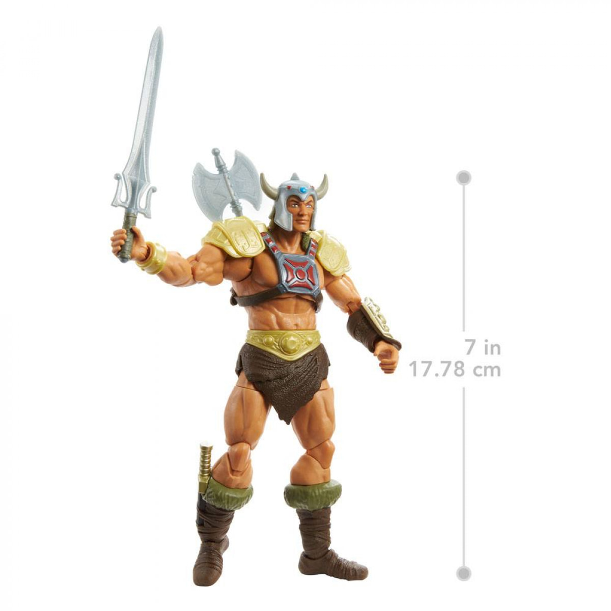 Masters Of The Universe New Eternia Masterverse Action Figura 2022 Viking He-man 18 Cm Mattel