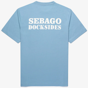 T-Shirts & Top Sebago Uomo Blu TILLERS
