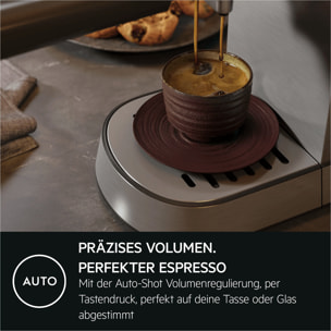 AEG Maquina de café espresso de 1 litro capacidad y 15 bares de presión EC6-1-6ST