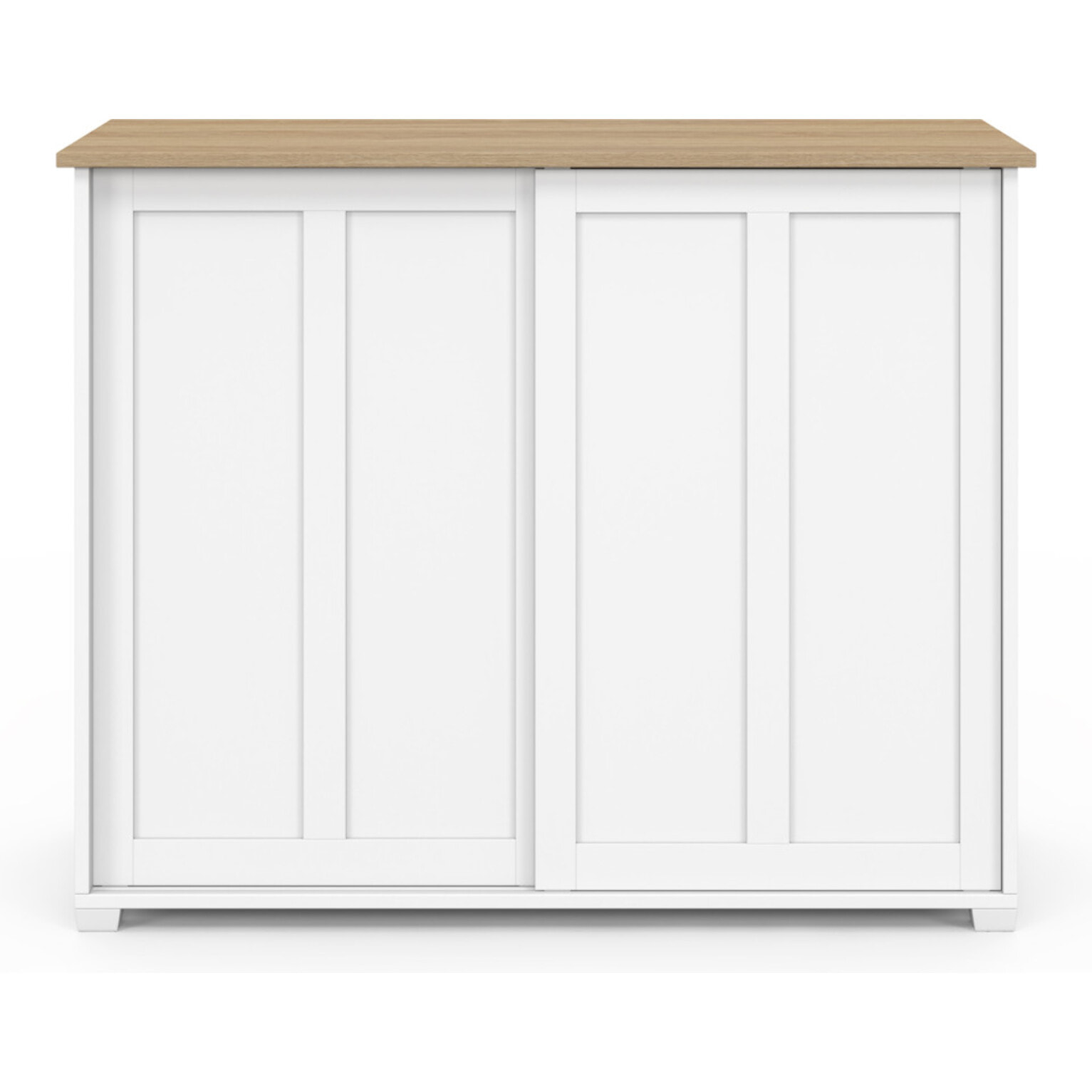 Buffet Jamy 2 portes blanc 100cm