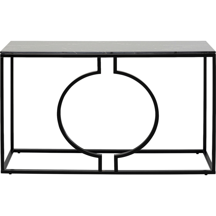 Console Miami Loft 120x35cm noire Kare Design