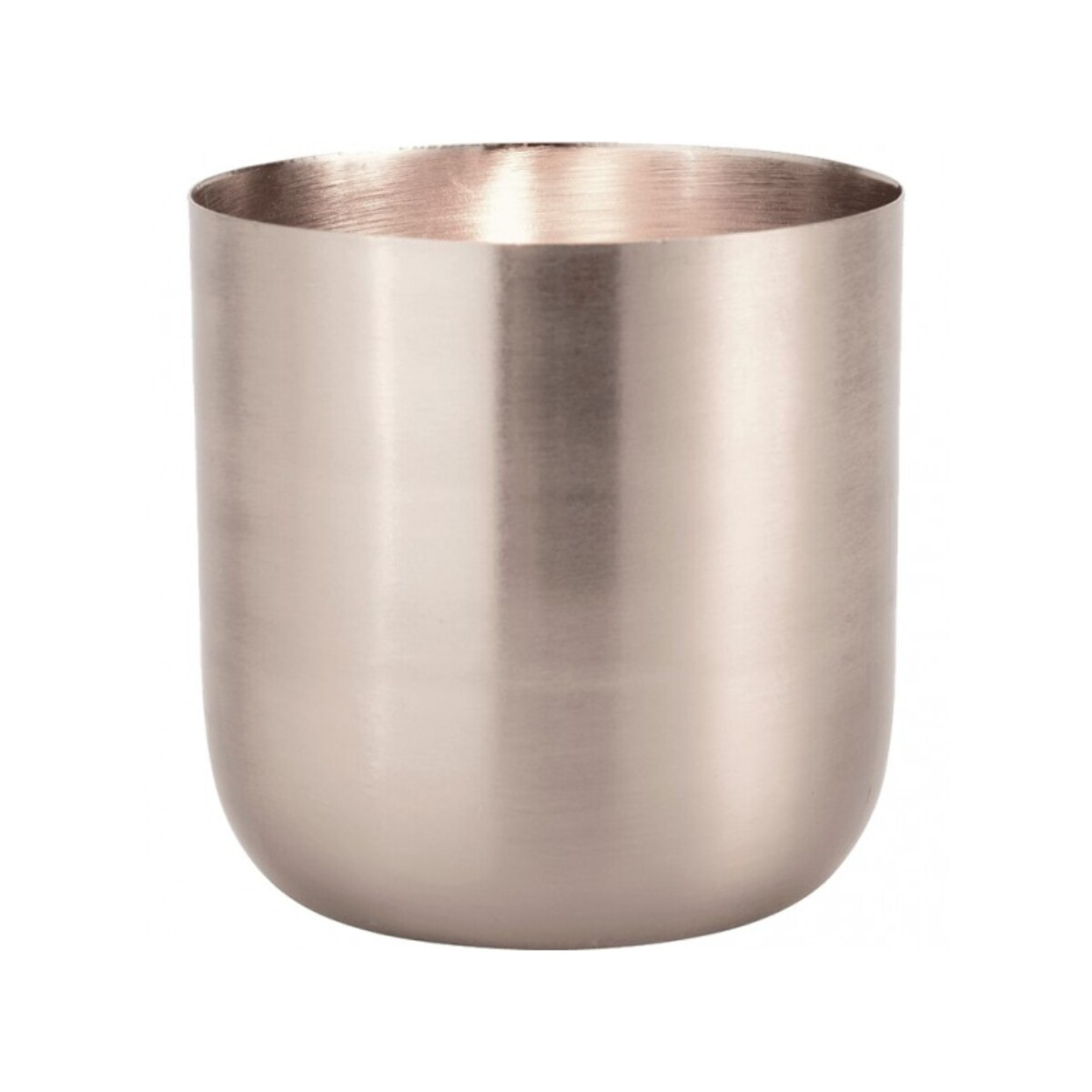 Bougie coupelle argenté H.6,5 cm - EPSILON 048